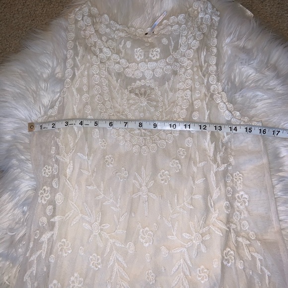 Free People Floral Embroidered Dress XS - Picture 3 of 8